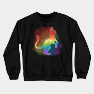 LGBT+ Cats: Gay Crewneck Sweatshirt